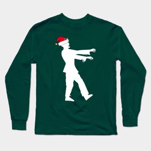 Funny Christmas Zombie Long Sleeve T-Shirt